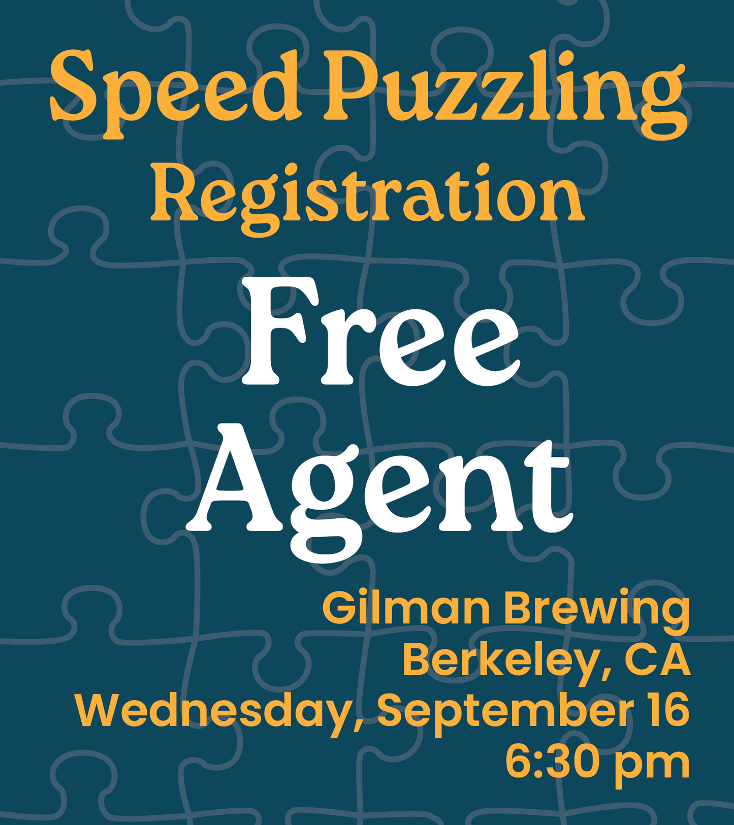 9.16.26 - Free Agent Registration Gilman Brewing 6:30pm