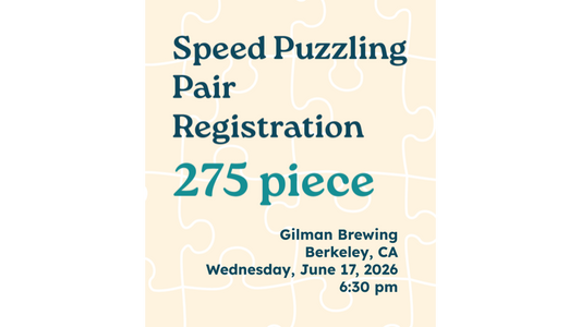 6.17.26 - 275 Piece Pairs Registration Gilman Brewing 6:30pm