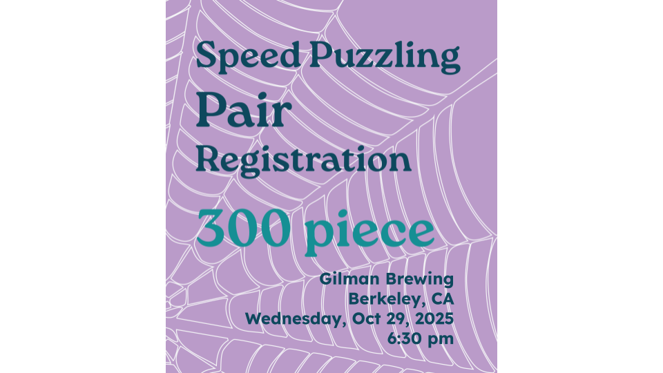 10.29.25 - 300 Piece Pairs Registration Gilman Brewing 6:30pm