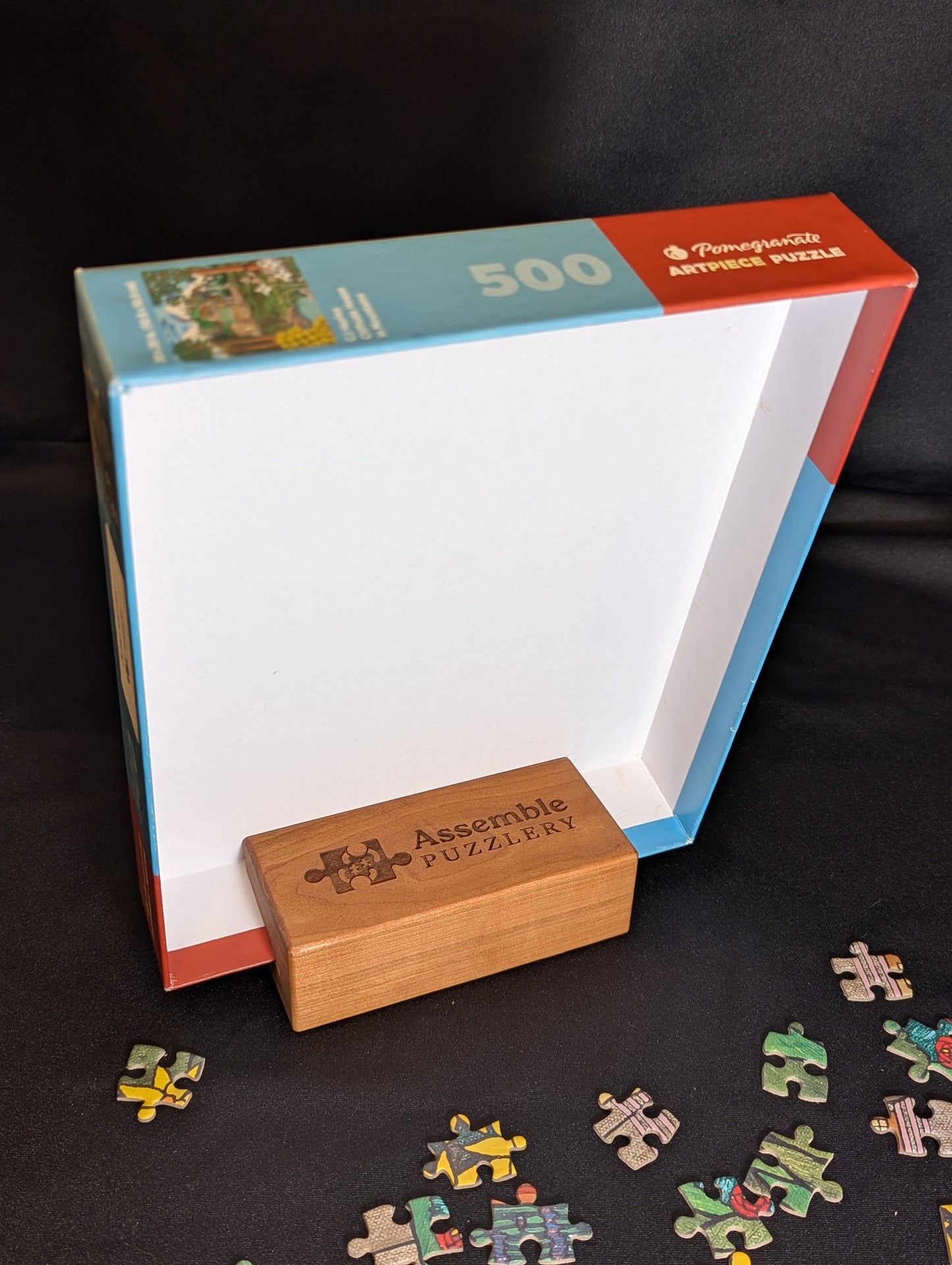 Wooden Puzzle Box Top Holder