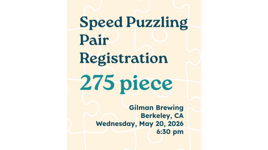 5.20.26 - 275 Piece Pairs Registration Gilman Brewing 6:30pm