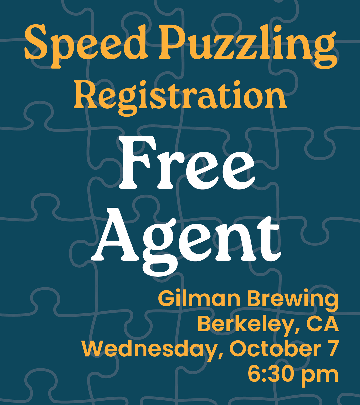 10.7.26 - Free Agent Registration Gilman Brewing 6:30pm