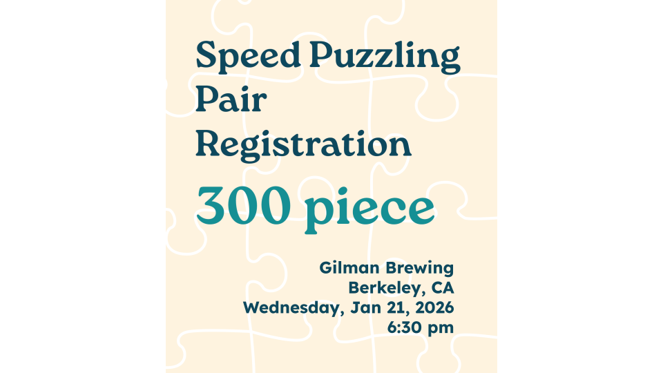 1.21.26 - 300 Piece Pairs Registration Gilman Brewing 6:30pm